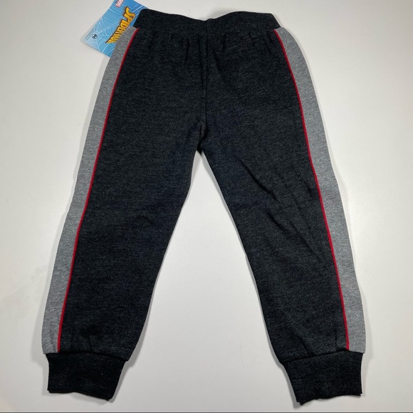 NWT Spider-Man fleece charcoal gray jogger size 3T - Picture 4 of 4